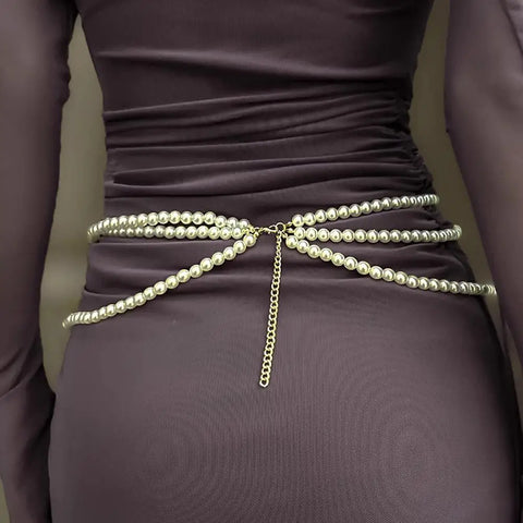 PAPILLON Pearl Waist Chain PAPILLON Pearl Waist Chain
