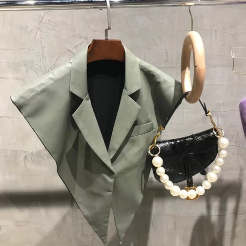 STRUCTURED Leather Shawl Collar STRUCTURED Leather Shawl Collar