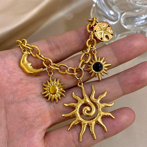 SOL & LUNA Charm Necklace Collection SOL & LUNA Charm Necklace Collection