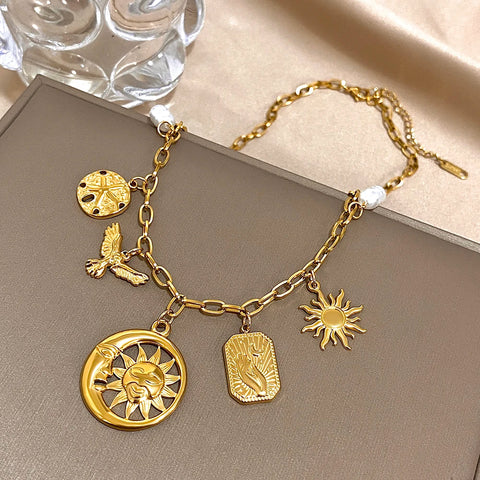 SOL & LUNA Charm Necklace Collection SOL & LUNA Charm Necklace Collection