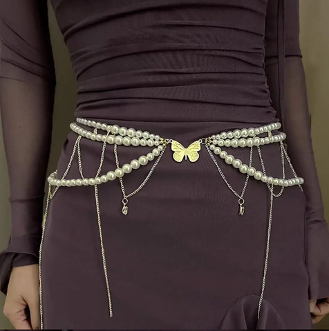 PAPILLON Pearl Waist Chain PAPILLON Pearl Waist Chain