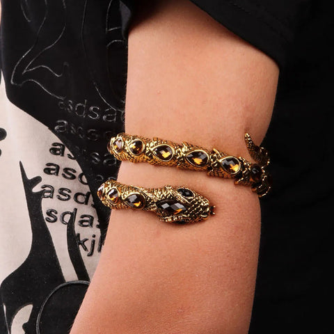 SERPENT Coil Crystal Arm Cuff SERPENT Coil Crystal Arm Cuff