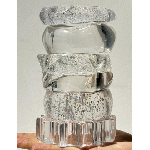 AURA STACK – Sculptural Resin Bangle AURA STACK – Sculptural Resin Bangle