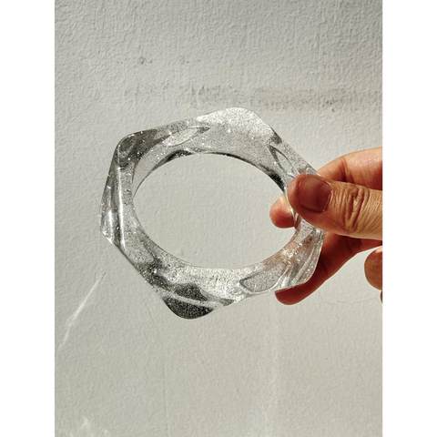 AURA STACK – Sculptural Resin Bangle AURA STACK – Sculptural Resin Bangle