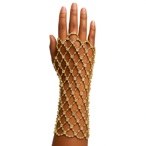 CRYSTAL Mesh Arm Cuff Bracelet CRYSTAL Mesh Arm Cuff Bracelet