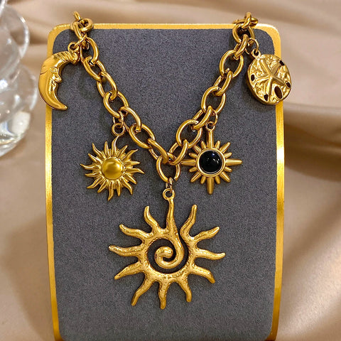 SOL & LUNA Charm Necklace Collection SOL & LUNA Charm Necklace Collection