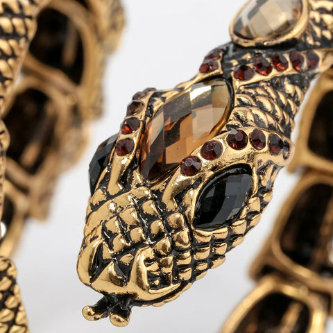 SERPENT Coil Crystal Arm Cuff SERPENT Coil Crystal Arm Cuff