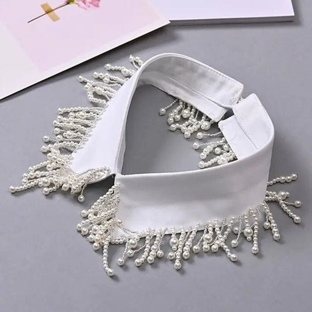 SAINT CHIC Collar White Pearl ALLI Collar SAINT CHIC Collar White Pearl ALLI Collar