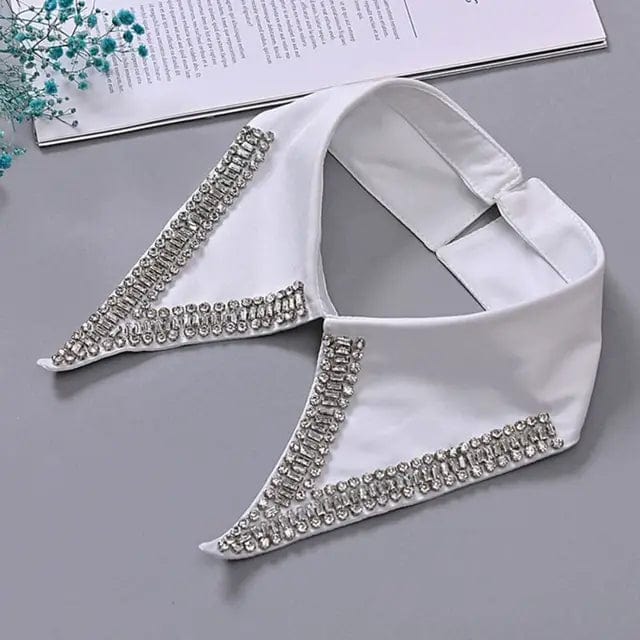 SAINT CHIC Collar White Rhinestone ALLI Collar SAINT CHIC Collar White Rhinestone ALLI Collar