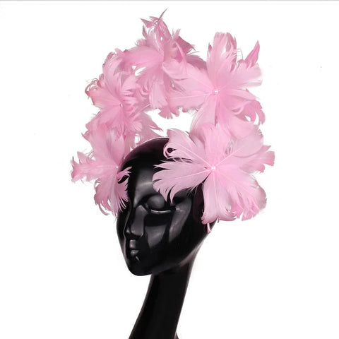 SAINT CHIC hair accessory Pink BOUQUET Headband SAINT CHIC hair accessory Pink BOUQUET Headband