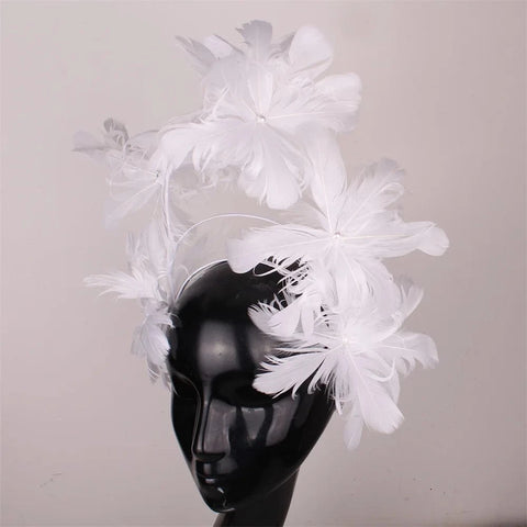 SAINT CHIC hair accessory White BOUQUET Headband SAINT CHIC hair accessory White BOUQUET Headband