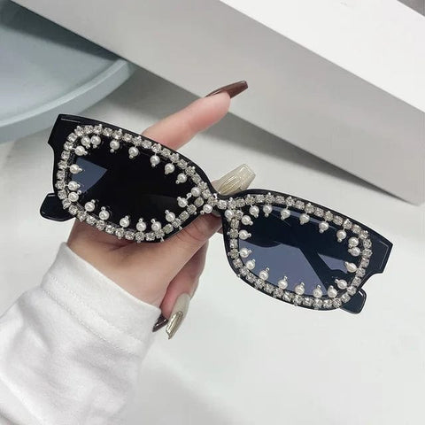SAINT CHIC Sunglasses Black MARIE Shades SAINT CHIC Sunglasses Black MARIE Shades