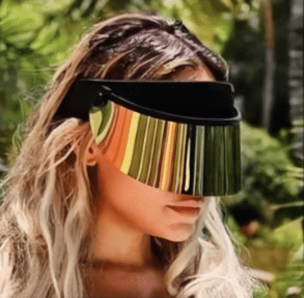 SAINT CHIC UV Visor GOLD LENS PAPARAZZI VISOR™ 2.0 Sun Hat SAINT CHIC UV Visor GOLD LENS PAPARAZZI VISOR™ 2.0 Sun Hat