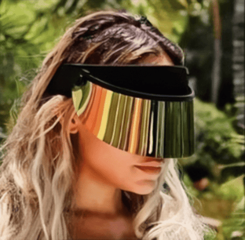 SAINT CHIC UV Visor GOLD LENS PAPARAZZI VISOR™ 2.0 Sun Hat SAINT CHIC UV Visor GOLD LENS PAPARAZZI VISOR™ 2.0 Sun Hat