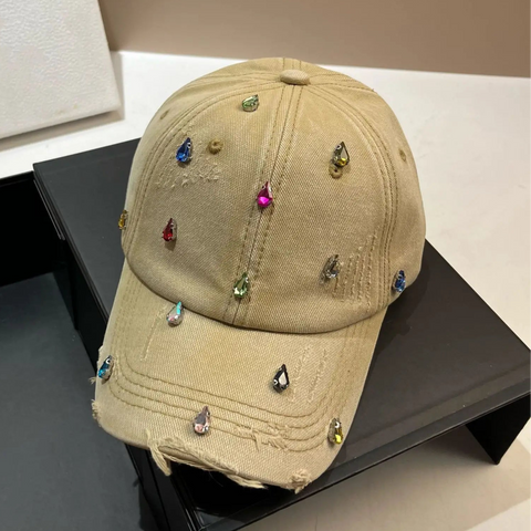 GEM DROP Crystal-Washed Baseball Cap GEM DROP Crystal-Washed Baseball Cap