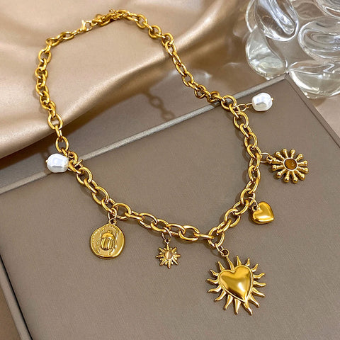 SOL & LUNA Charm Necklace Collection SOL & LUNA Charm Necklace Collection