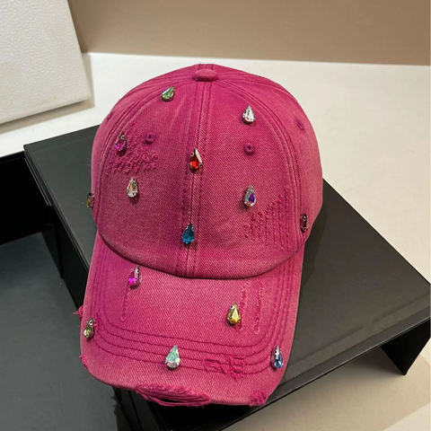 GEM DROP Crystal-Washed Baseball Cap GEM DROP Crystal-Washed Baseball Cap