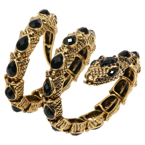 SERPENT Coil Crystal Arm Cuff SERPENT Coil Crystal Arm Cuff