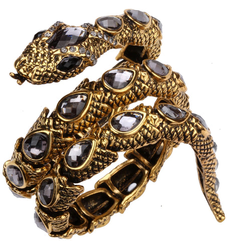 SERPENT Coil Crystal Arm Cuff SERPENT Coil Crystal Arm Cuff