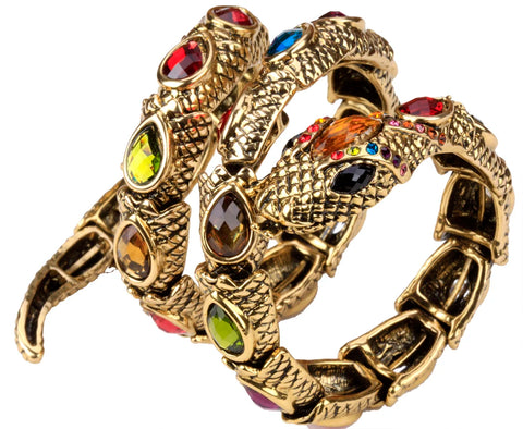 SERPENT Coil Crystal Arm Cuff SERPENT Coil Crystal Arm Cuff