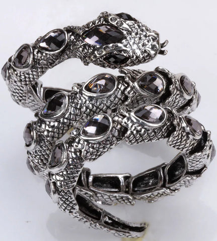 SERPENT Coil Crystal Arm Cuff SERPENT Coil Crystal Arm Cuff