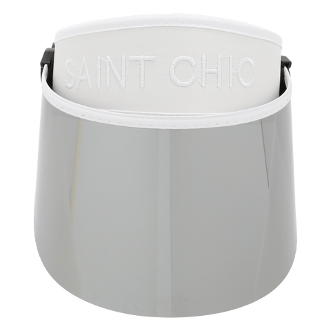 SAINT CHIC Hats CHROME ANTI Paparazzi Visor™ Sun Hat SAINT CHIC Hats CHROME ANTI Paparazzi Visor™ Sun Hat