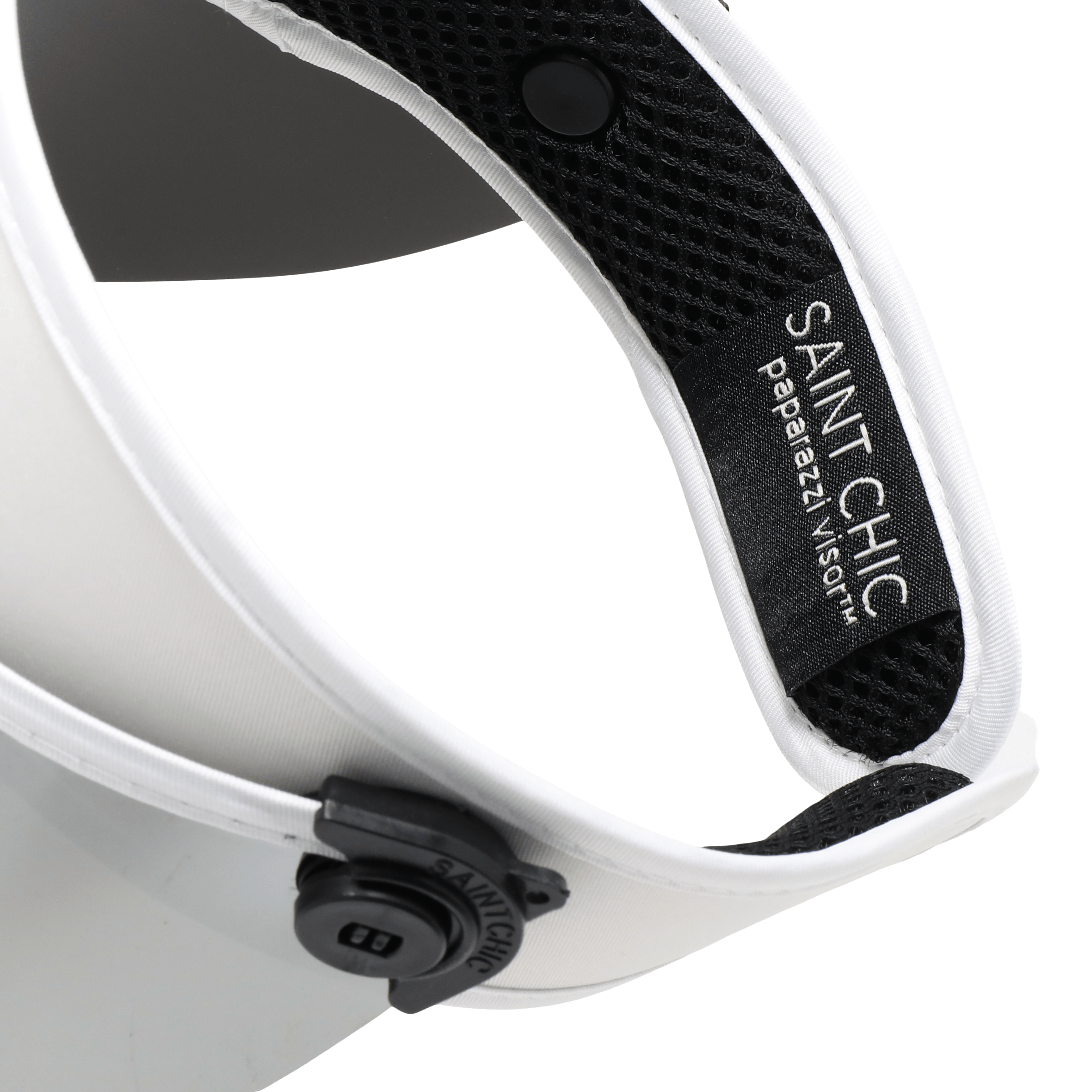 SAINT CHIC Hats CHROME ANTI Paparazzi Visor™ Sun Hat SAINT CHIC Hats CHROME ANTI Paparazzi Visor™ Sun Hat