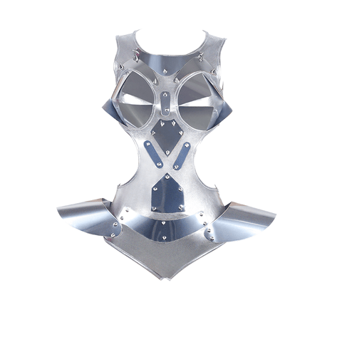 SAINT CHIC Silver / One Size JETTY Costume Bodysuit SAINT CHIC Silver / One Size JETTY Costume Bodysuit