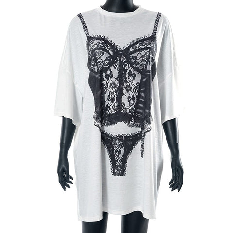 SAINT CHIC Tee Shirt LACE Tee SAINT CHIC Tee Shirt LACE Tee