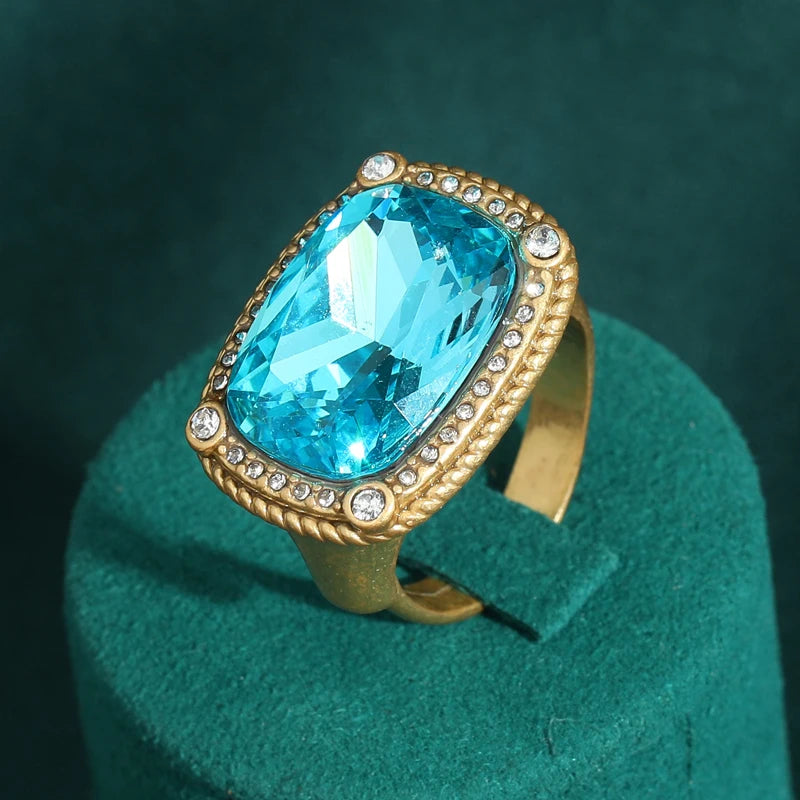 AZUR Crystal Cocktail Ring Secondary image