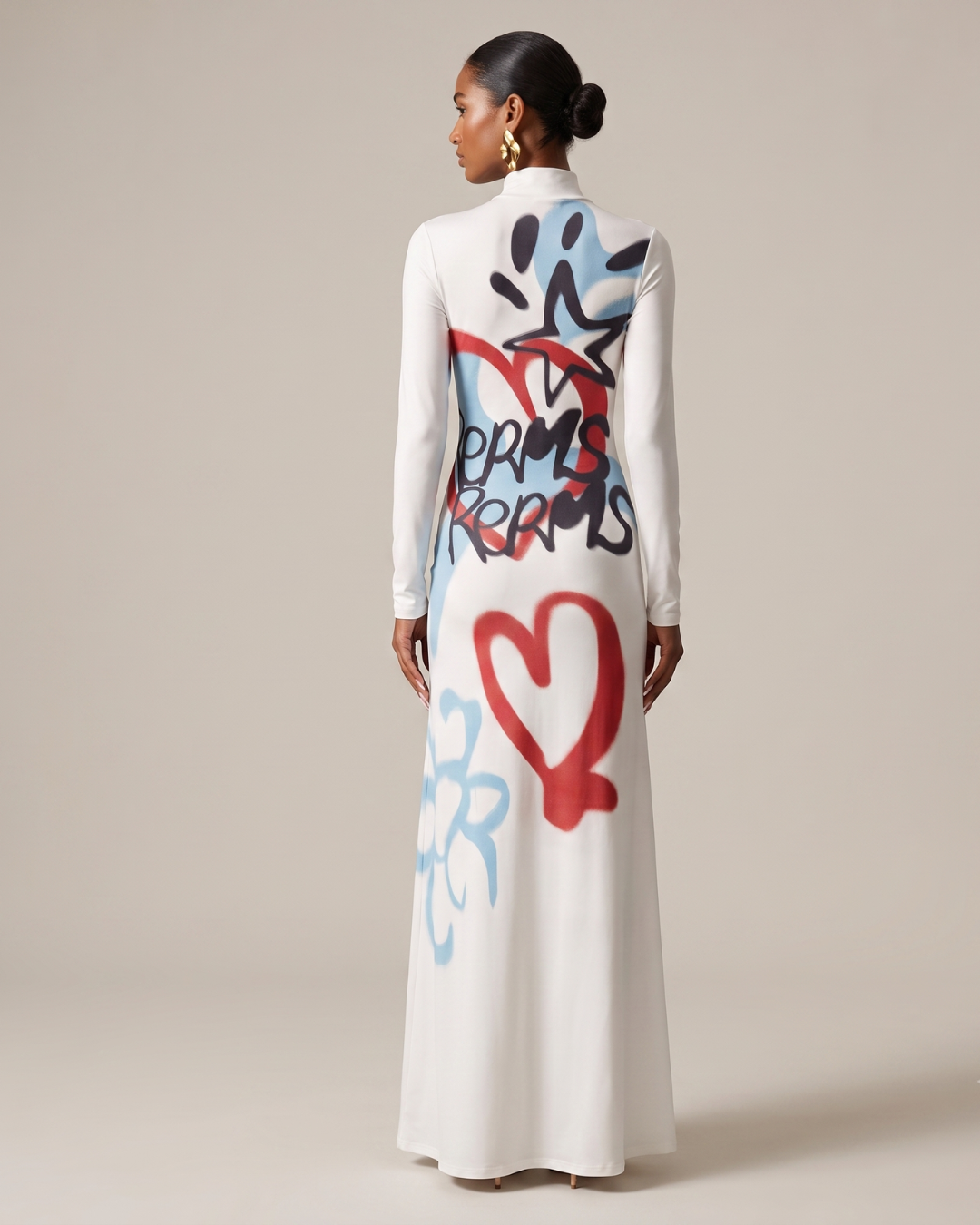 GRAFFITI Maxi Dress Secondary image