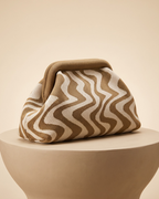 WAVE Knit Clutch Bag