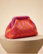 WAVE Knit Clutch Bag