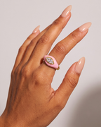 MARQUISE Enamel CZ Ring