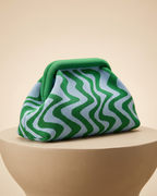 WAVE Knit Clutch Bag