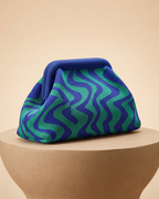 WAVE Knit Clutch Bag