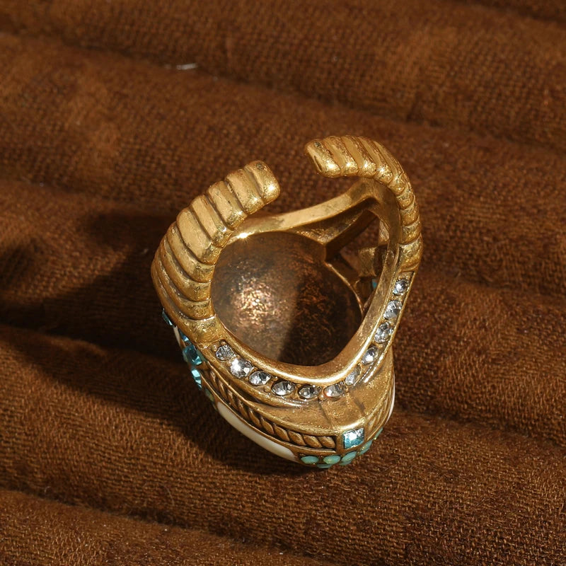 AEGEAN Crystal Cocktail Ring