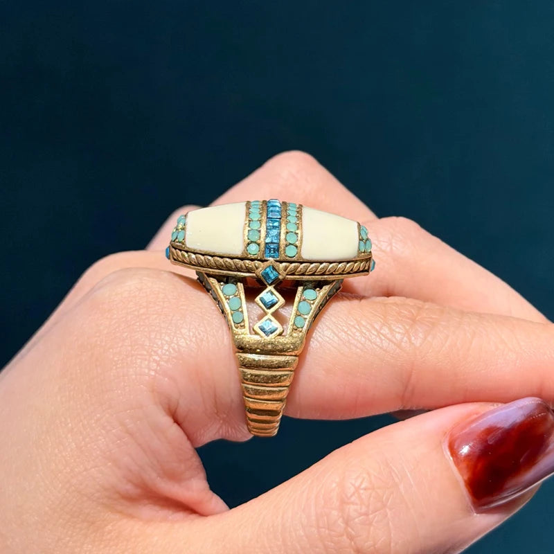 AEGEAN Crystal Cocktail Ring