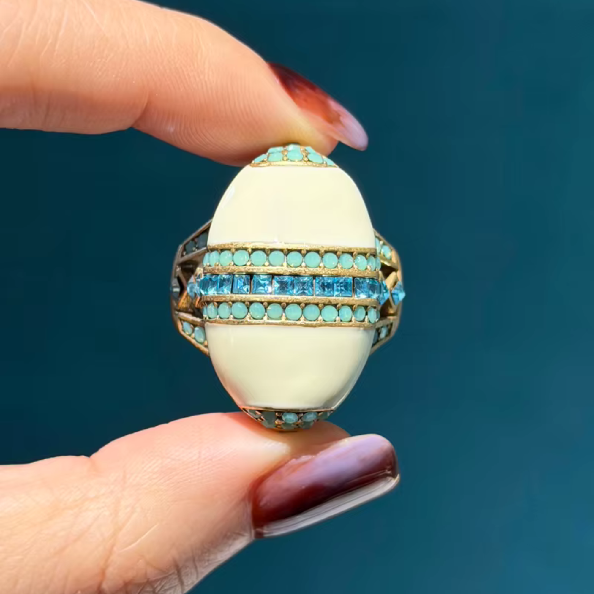AEGEAN Crystal Cocktail Ring
