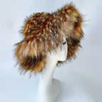 ALTA Faux Fur Bucket Hat-hat-SAINT CHIC-Brown-SAINT CHIC