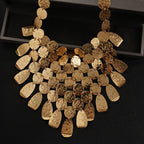 AURA Sculpted Collar Necklace-necklace-SAINT CHIC-Silver-SAINT CHIC