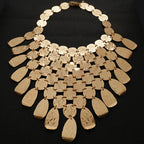 AURA Sculpted Collar Necklace-necklace-SAINT CHIC-Silver-SAINT CHIC