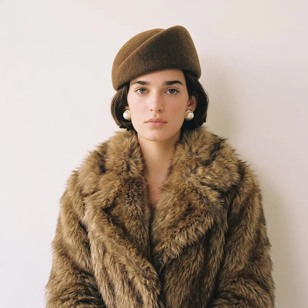 CLEO Beret-Hat-SAINT CHIC-Army Green-SAINT CHIC