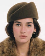 CLEO Beret-Hat-SAINT CHIC-Army Green-SAINT CHIC