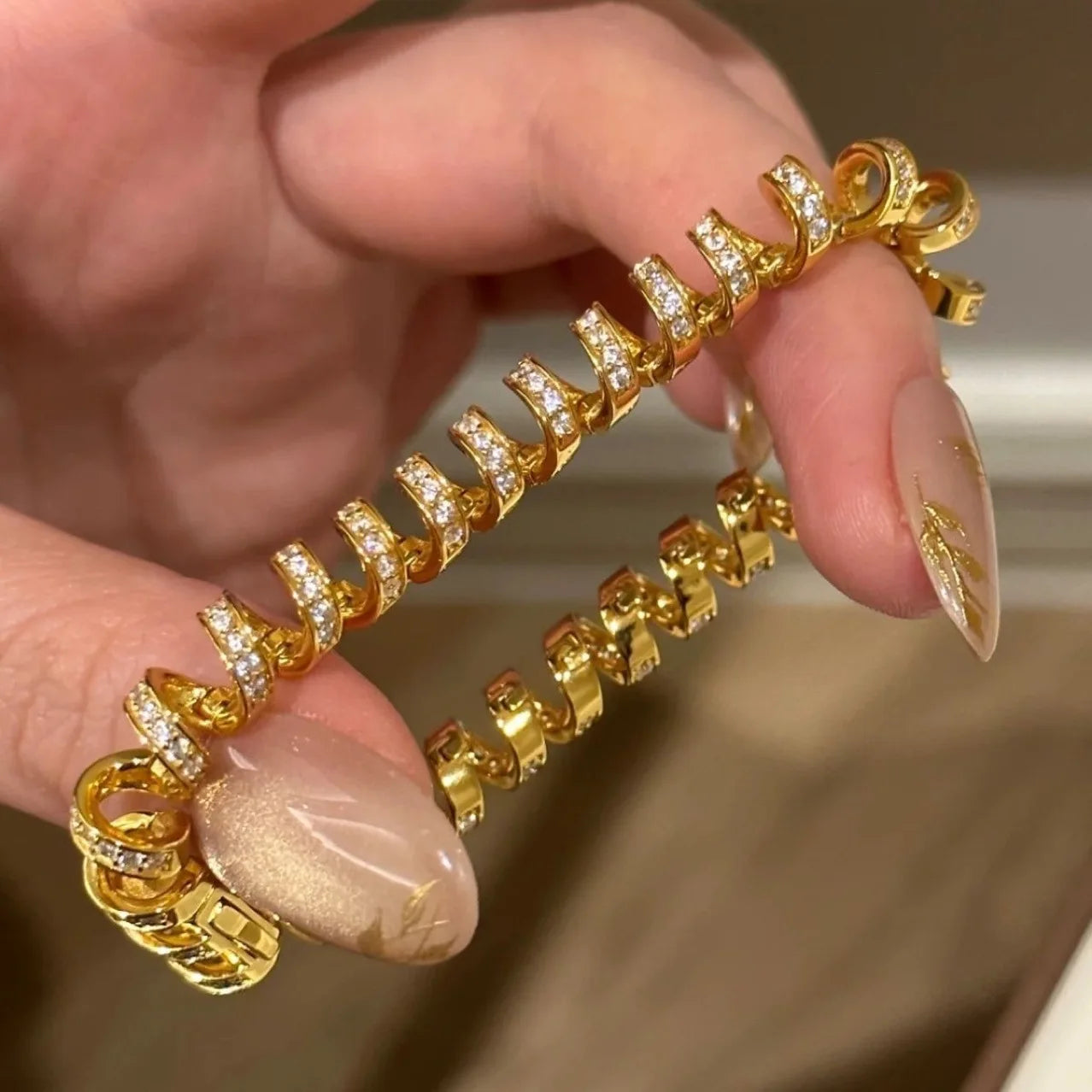 COIL Diamond Wrap Bangle