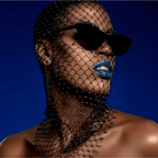 COVR Rhinestone Mesh Hood – Avant-Garde Statement-Hat-SAINT CHIC-Black-SAINT CHIC