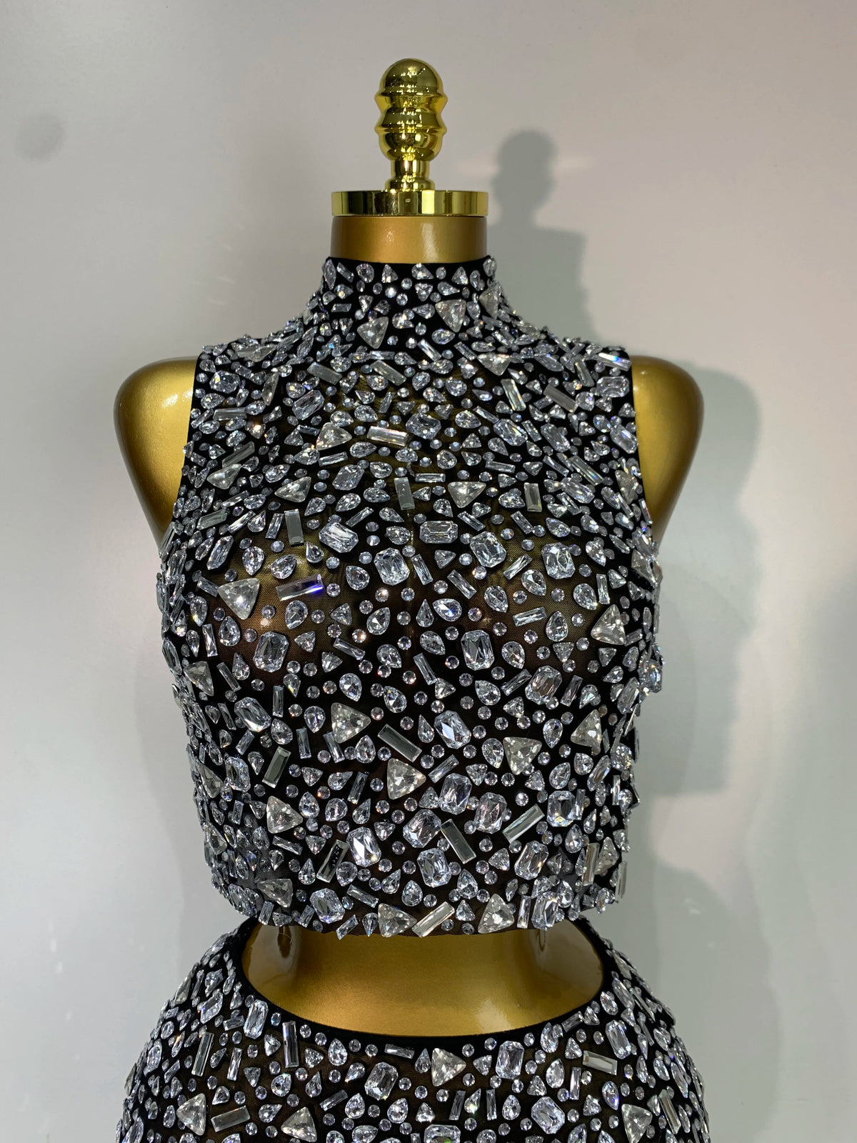 CRYSTAL Skirt Set-Dress-SAINT CHIC-Silver-S-SAINT CHIC
