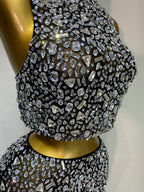 CRYSTAL Skirt Set-Dress-SAINT CHIC-Silver-S-SAINT CHIC
