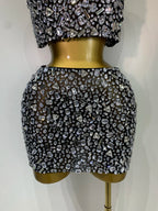 CRYSTAL Skirt Set-Dress-SAINT CHIC-Silver-S-SAINT CHIC