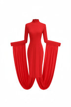 DRAMA Draped Gown-dress-SAINT CHIC-XS-SAINT CHIC